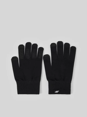 Obrázek produktu Unisex pletené rukavice Touch Screen - černé 4F