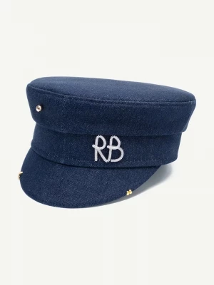 Obrázek produktu RUSLAN BAGINSKIY bekovka dámská džínová Baker Boy Cap námořnická modř