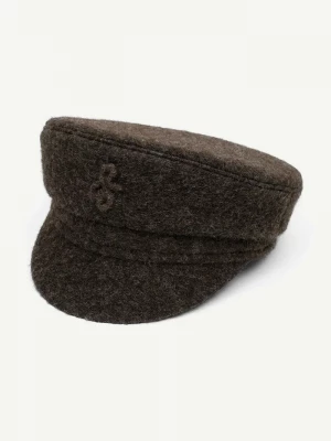 Obrázek produktu RUSLAN BAGINSKIY bekovka dámská s vlnou Wool-blend Cap hnědá
