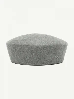 Obrázek produktu RUSLAN BAGINSKIY čepice dámská vlněná Wool Felt Pillbox Hat