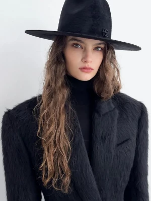 Obrázek produktu RUSLAN BAGINSKIY klobouk dámský Fedora Hat černá