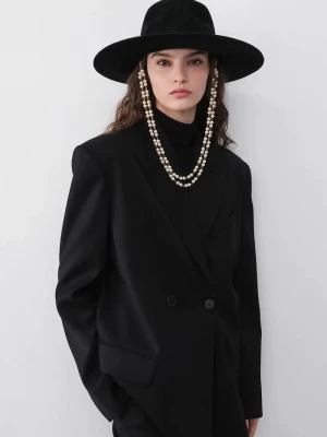 Obrázek produktu RUSLAN BAGINSKIY klobouk dámský Fedora Hat černá
