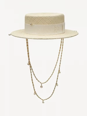 Obrázek produktu RUSLAN BAGINSKIY Klobouk Ruslan Baginskiy Boater Hat