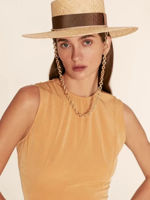 Obrázek produktu RUSLAN BAGINSKIY Klobouk Ruslan Baginskiy Boater Hat béžová