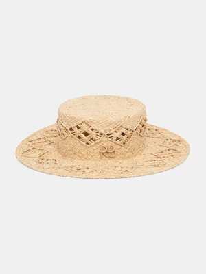 Obrázek produktu RUSLAN BAGINSKIY Klobouk Ruslan Baginskiy Boater Hat béžová