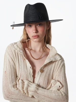 Obrázek produktu RUSLAN BAGINSKIY Klobouk Ruslan Baginskiy Fedora Hat černá