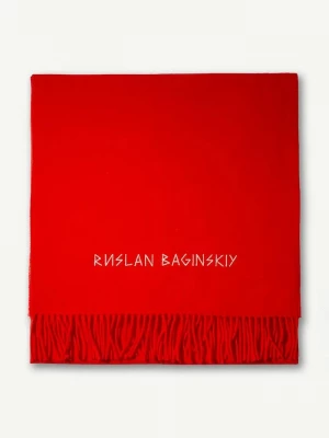 Obrázek produktu RUSLAN BAGINSKIY šála dámská vlněná Wool Scarf červená
