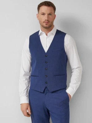 Obrázek produktu s.O PURE: Obleková vesta slim fit střihu z elastické tkaniny s.Oliver modrá