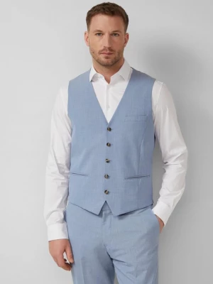 Obrázek produktu s.O PURE: Obleková vesta slim fit střihu z elastické tkaniny s.Oliver modrá
