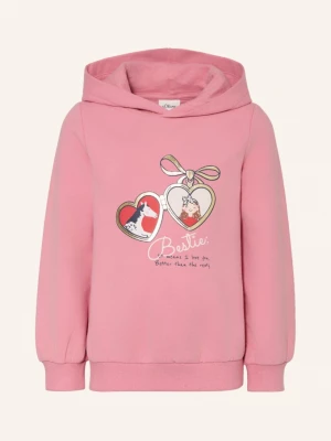 Obrázek produktu S.Oliver Red Mikina S Kapucí růžová / zlatá / bílá