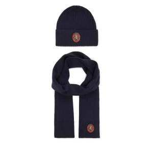 Obrázek produktu Sada čepice a šál Tommy Hilfiger Th Crest Giftpack AM0AM14586 Tmavomodrá