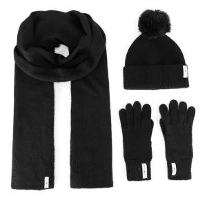 Obrázek produktu Sada čepice, šála a rukavice Beverly Hills Polo Club BHPC-WC-002-AW24 Černá