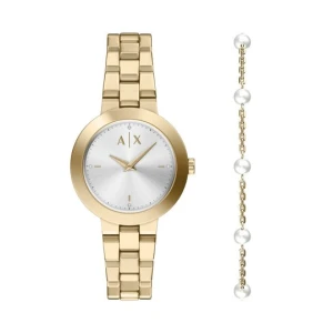 Obrázek produktu Sada hodinek a náramek Armani Exchange Jackie AX7185SET Zlatá
