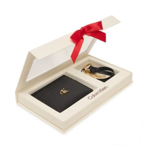 Obrázek produktu Sada pouzdro na karty a klíčenka Calvin Klein Ck Cardcase + Ck Key Fob LV04F0000G Černá