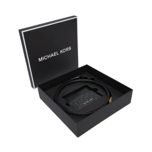 Obrázek produktu Sada pouzdro na karty a opasek MICHAEL Michael Kors 39S4LBLY6B Černá