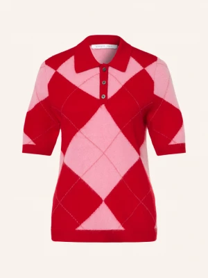 Obrázek produktu Sainte Mer Pletená Polokošile S Merino Vlnou červená / starorůžová / růžová