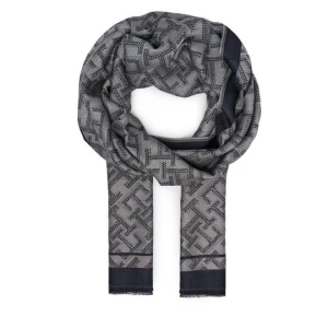 Obrázek produktu Šál Tommy Hilfiger Th Monologo AW0AW19115 Tmavomodrá