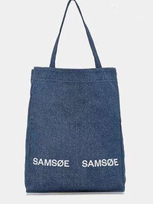 Obrázek produktu Samsoe Samsoe taška džínová SALUCA Samsøe Samsøe modrá