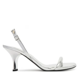 Obrázek produktu Sandály Calvin Klein Sculpt Kitt Heel Strappy Lth Met HW0HW02709 Stříbrná