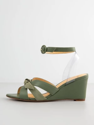 Obrázek produktu Sandály na klínu Alexandre Birman olivová