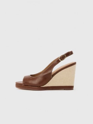 Obrázek produktu Sandály na klínu Anna Field By Zalando hnědá