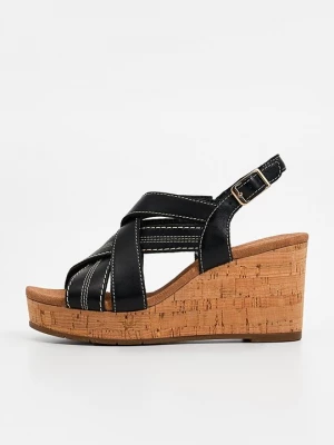 Obrázek produktu Sandály na klínu Clarks černá