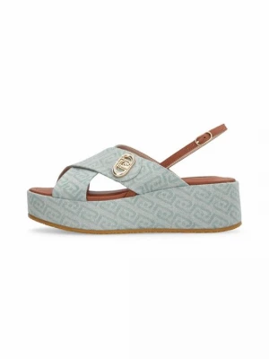 Obrázek produktu Sandály na klínu Liu Jo tmavomodrý denim