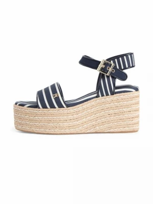 Obrázek produktu Sandály na klínu Tommy Hilfiger tmavě modrá