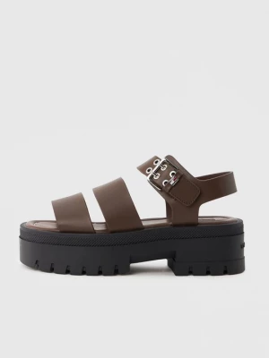 Obrázek produktu Sandály na platformě Tommy Jeans hnědá