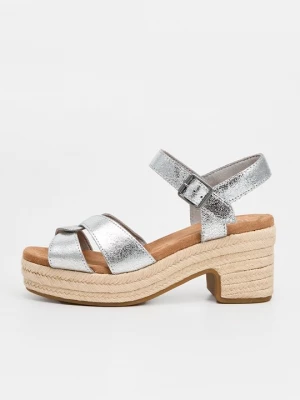 Obrázek produktu Sandály na platformě Toms stříbrná