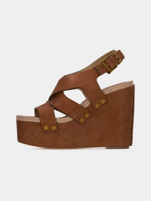 Obrázek produktu Sandály na vysokém podpatku Michael Kors hnědá