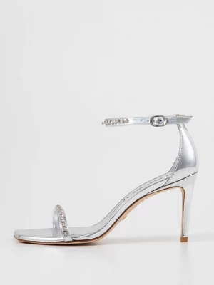 Obrázek produktu Sandály na vysokém podpatku Stuart Weitzman stříbrná barva
