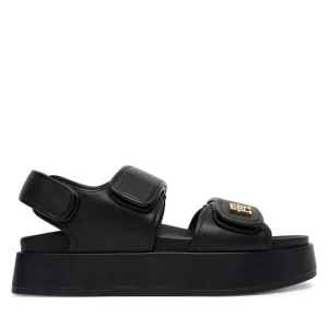 Obrázek produktu Sandály Tommy Hilfiger Leather Sporty Platform Sandal FW0FW09119 Černá