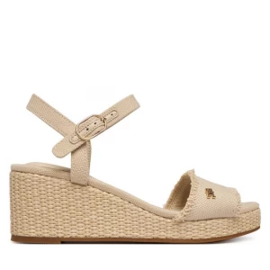 Obrázek produktu Sandály Tommy Hilfiger Mid Woven Wedge Espad Fringe FW0FW09470 Béžová