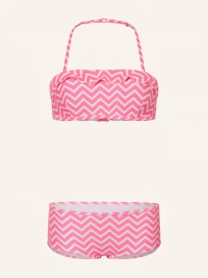 Obrázek produktu Sanetta Bikiny S Vázáním Za Krkem A Uv Ochranou 50+ neonově růžová / krémová