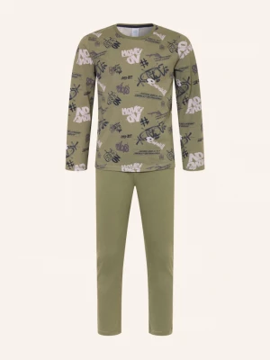 Obrázek produktu Sanetta Pyžamo khaki / černošedá / tmavě modrá