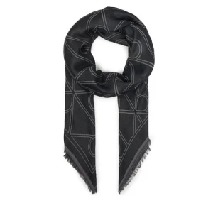 Obrázek produktu Šátek Calvin Klein Emblem Aop Contrast Lw Square Sc LV04F8077G Černá