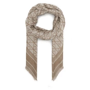 Obrázek produktu Šátek Calvin Klein Emblem Aop Jacquard Square Scarf LV04F8080G Béžová