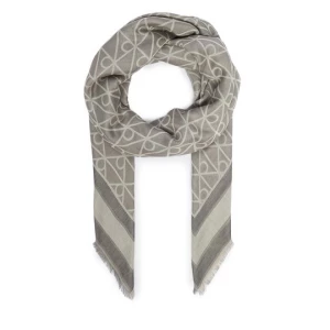 Obrázek produktu Šátek Calvin Klein Emblem Aop Jacquard Square Scarf LV04F8080G Šedá