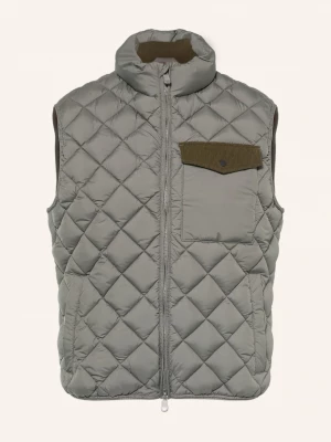 Obrázek produktu Save The Duck Prošívaná Vesta Fabrice Z Kombinace Materiálů khaki
