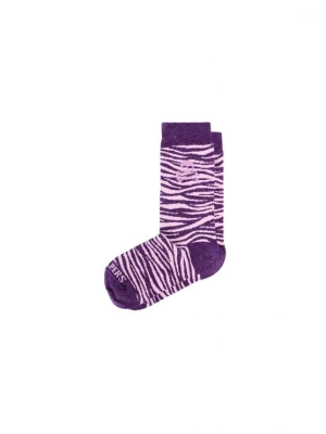 Obrázek produktu Scalpers Ponožky 'Zebra Lurex' šeříková / světle fialová