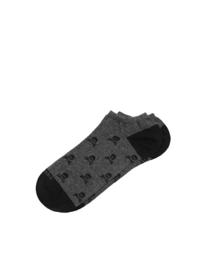 Obrázek produktu Scalpers Ťapky 'Nos Skull' tmavě šedá / černá