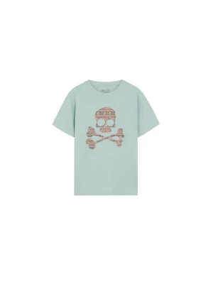 Obrázek produktu Scalpers Tričko 'Ikat Skull Tee' mátová