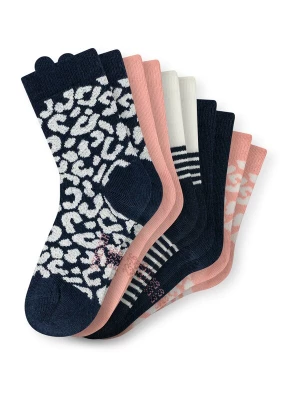 Obrázek produktu SCHIESSER Ponožky ' "Leo" ' námořnická modř / růžová / bílá