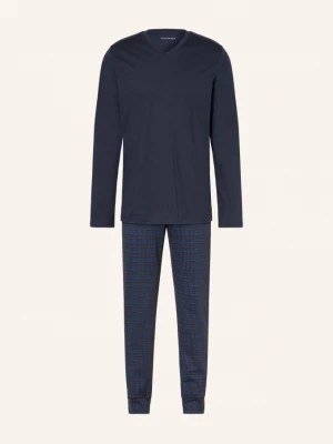 Obrázek produktu Schiesser Pyžamo Casual Essentials tmavě modrá / tmavě červená / modrá