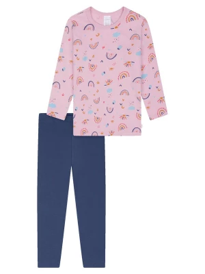 Obrázek produktu SCHIESSER Pyžamo 'Nightwear' fialkově modrá / starorůžová