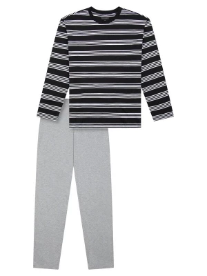 Obrázek produktu SCHIESSER Pyžamo 'Nightwear' šedá / černá / bílá