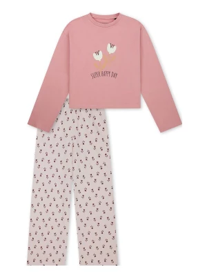 Obrázek produktu SCHIESSER Pyžamo ' Nightwear ' světle šedá / starorůžová