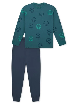 Obrázek produktu SCHIESSER Pyžamo ' Nightwear ' tmavě modrá / tmavě zelená