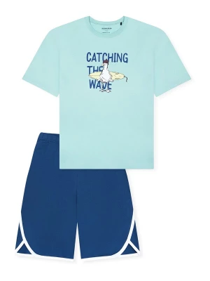 Obrázek produktu SCHIESSER Pyžamo ' Teens Nightwear ' modrá / tyrkysová